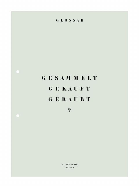 Studio Michael Satter • GESAMMELT. GEKAUFT. GERAUBT?
